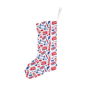 British Pattern Print Design 01 Christmas Stocking