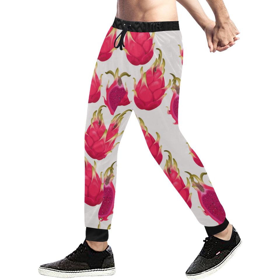 dragon fruits design pattern Unisex Casual Sweatpants