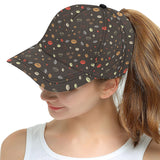 Coffee bean leave pattern All Over Print Snapback Cap