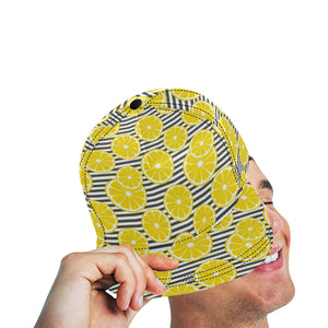 slice of lemon design pattern All Over Print Snapback Cap