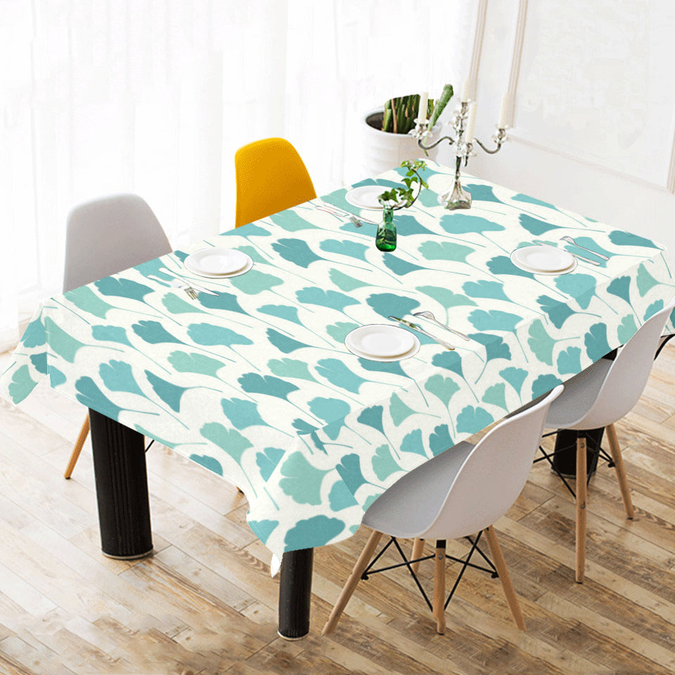 Green ginkgo leaves pattern Tablecloth