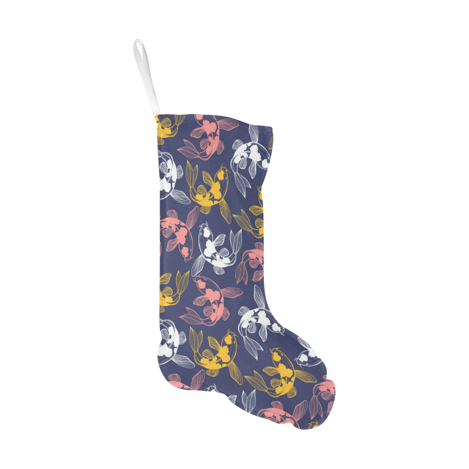 Koi Fish Carp Fish pattern Christmas Stocking