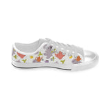 Cute koalas teapots tea Men's Low Top Canvas Shoes White