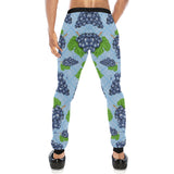 Watercolor grape pattern Unisex Casual Sweatpants