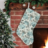 Dragonfly Butterfly Plants insect flower vintage s Christmas Stocking