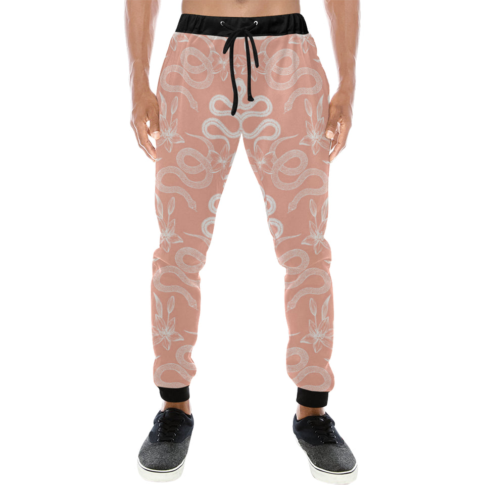 Snake lilies flower pattern Unisex Casual Sweatpants