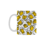 Beer design pattern Classical White Mug (Fulfilled In US)