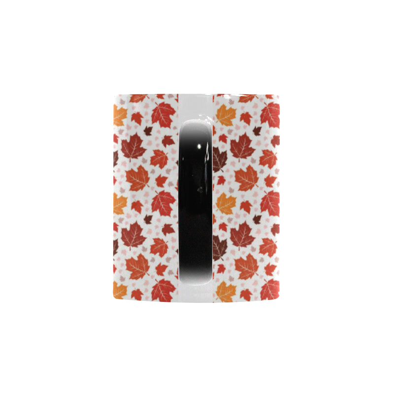 Colorful Maple Leaf pattern Morphing Mug Heat Changing Mug