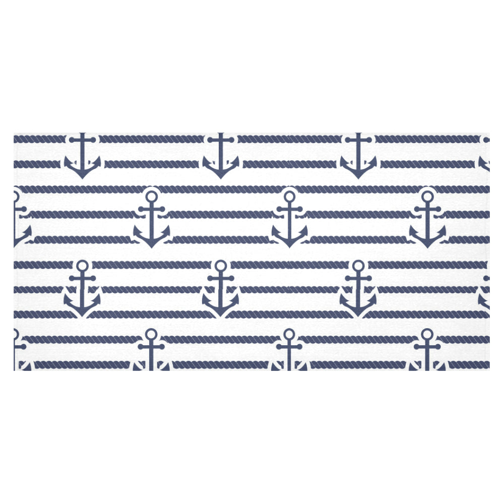 Anchor rope nautical pattern Tablecloth