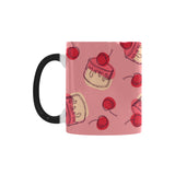 Cake cherry pattern Morphing Mug Heat Changing Mug