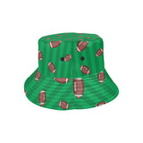 American football ball field background Unisex Bucket Hat