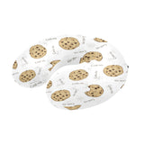 Sketch style cookie pattern U-Shaped Travel Neck Pillow
