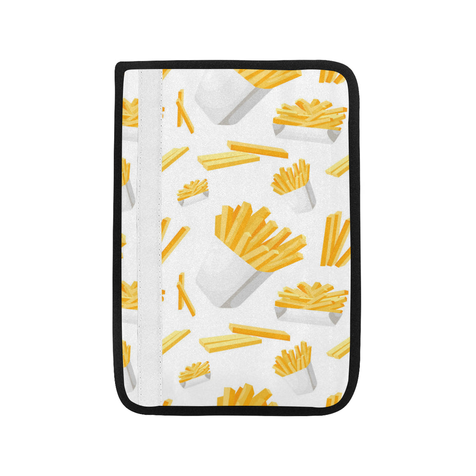 French fries white paper box pattern Car Seat Belt Cover
