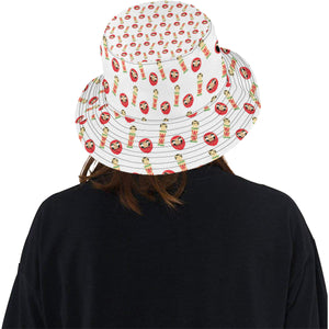 Daruma japanese wooden doll Unisex Bucket Hat