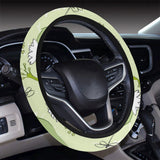 Cute frog dragonfly pattern Car Steering Wheel Cover