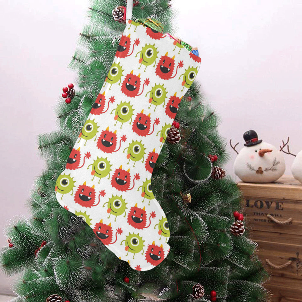 Alien Pattern Print Design 05 Christmas Stocking
