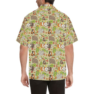 Guinea Pig Pattern Print Design 04 Men's All Over Print Hawaiian Shirt (Model T58)