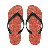 Red Tomato Pattern Unisex Flip Flops
