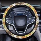 Guinea Pig Pattern Print Design 04 Car Steering Wheel Cover