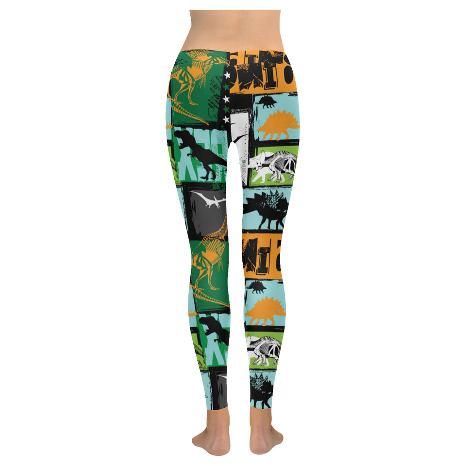 dinosaurs print pattern Women's Legging Fulfilled In US
