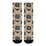 Beagle pattern Crew Socks