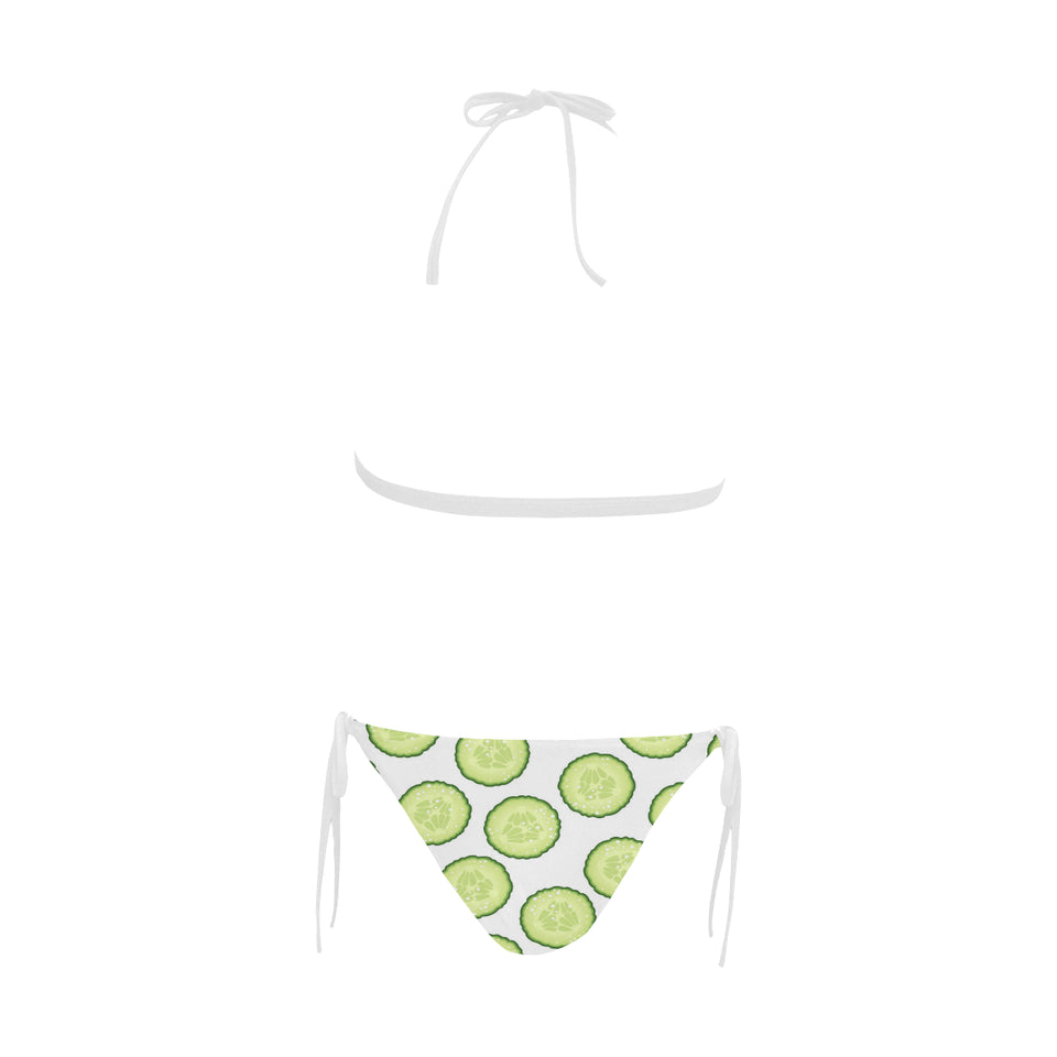Cucumber slices pattern Sexy Bikinis Two-Piece Swimsuits
