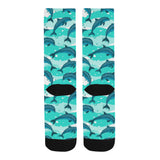 Dolphin sea pattern Crew Socks