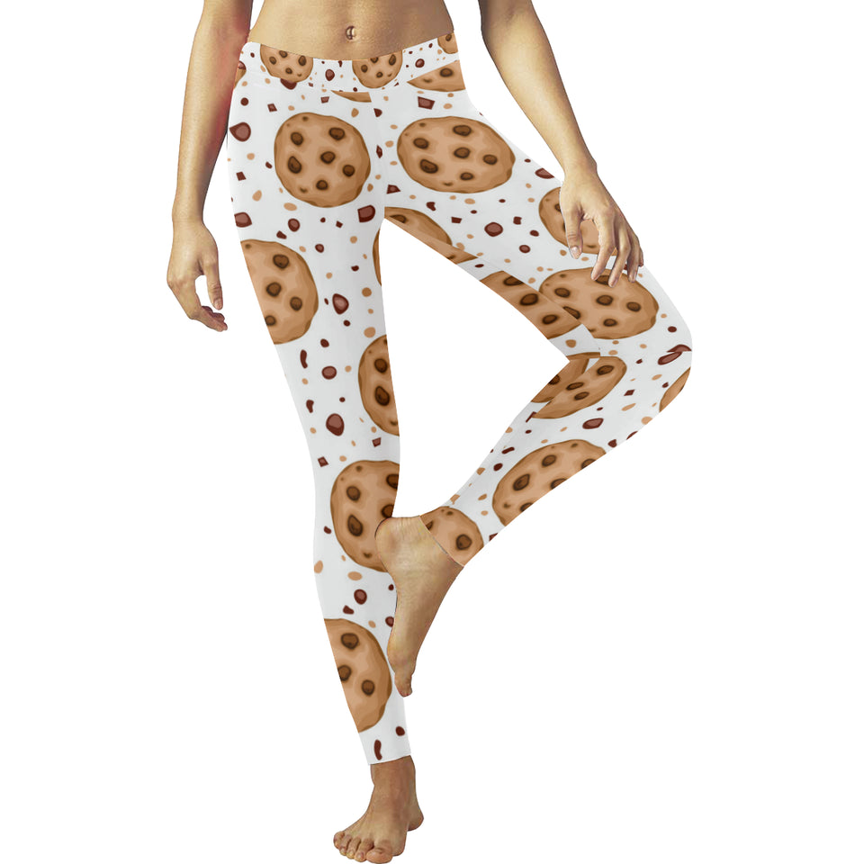 chocolate chip cookie pattern Women's Legging Fulfilled In US