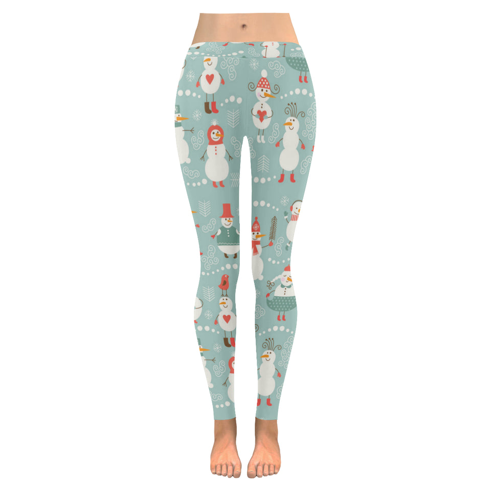 Cute snowman pattern Women's Legging Fulfilled In US