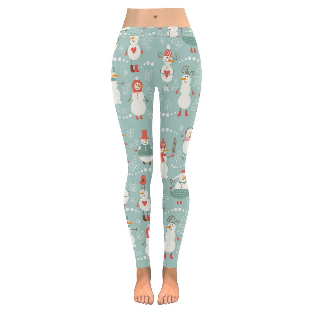 Cute snowman pattern Women's Legging Fulfilled In US