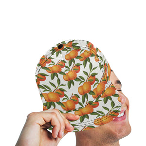 Oranges pattern background All Over Print Snapback Cap