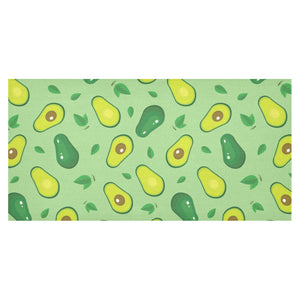 Avocado pattern green background Tablecloth