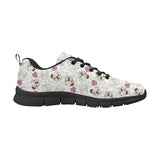 English Bulldog Pattern Print Design 01 Men's Breathable Sneakers ( Model 055)
