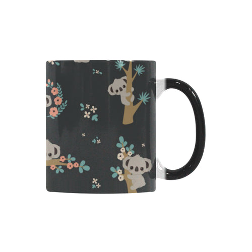 Cute koala pattern Morphing Mug Heat Changing Mug