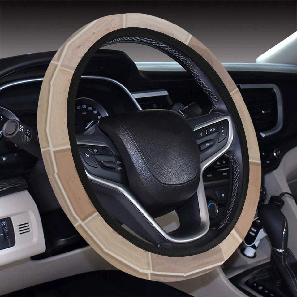 Brick Printed Pattern Print Design 01 Car Steering Wheel Cover