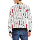 Cute Christmas tree pattern Men's Crew Neck Sweatshirt