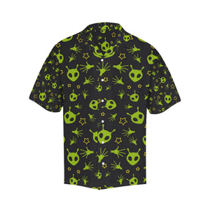 Alien Pattern Print Design 02 Men's All Over Print Hawaiian Shirt (Model T58)