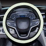 Cucumber pattern background Car Steering Wheel Cover