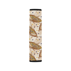 Corn Pattern Print Design 03 Car Seat Belt Cover