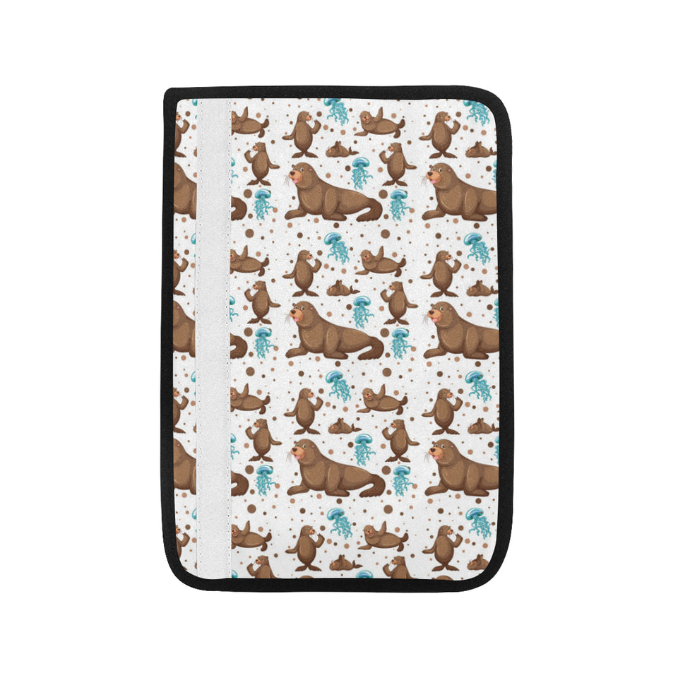 sea lion Seals jellyfish pattern Car Seat Belt Cover