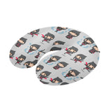 Cute ninja pattern U-Shaped Travel Neck Pillow