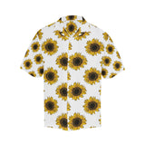 sunflowers design pattern Men's All Over Print Hawaiian Shirt