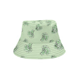 broccoli sketch pattern Unisex Bucket Hat
