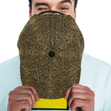 Snake skin pattern All Over Print Snapback Cap