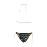 Dragons flower pattern Sexy Bikinis Two-Piece Swimsuits