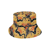 Kangaroo Australian aboriginal art pattern Unisex Bucket Hat