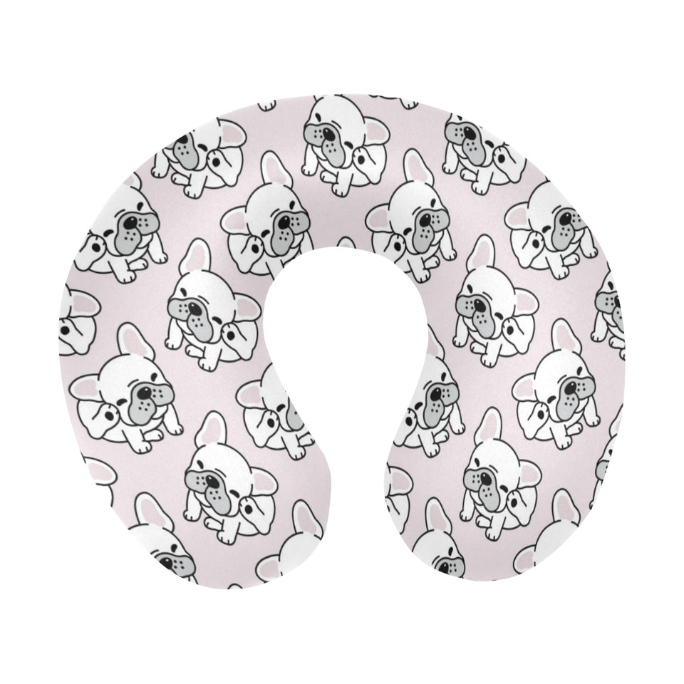 Cute french bulldog pattern U-Shaped Travel Neck Pillow