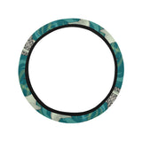 Koi Fish Carp Fish lotus pattern Car Steering Wheel Cover