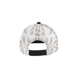 Cute sea otters pattern All Over Print Snapback Cap