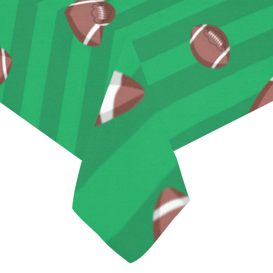 American football ball field background Tablecloth